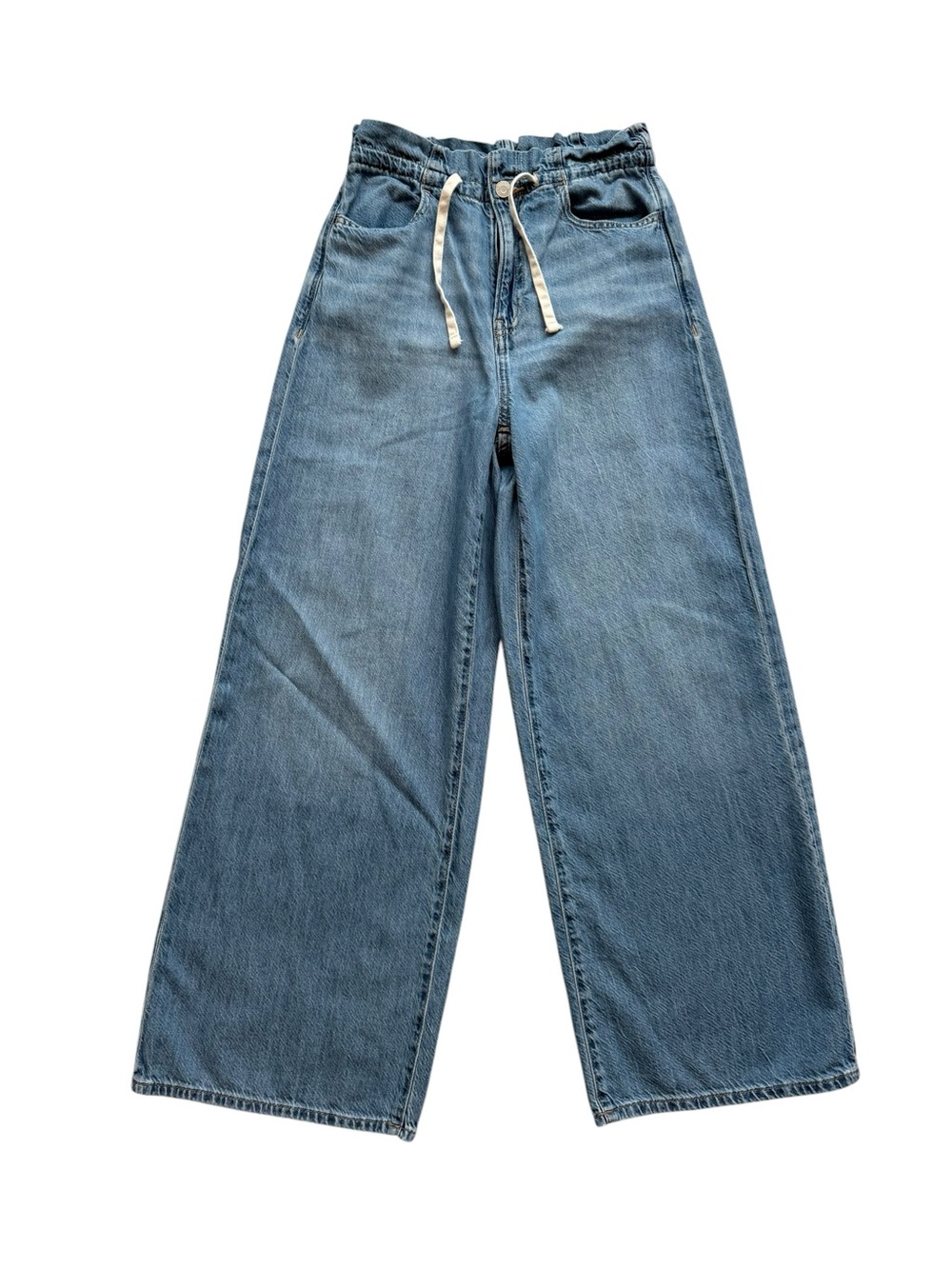 GAP Factory Mid Rise Pull-On Baggy Jeans